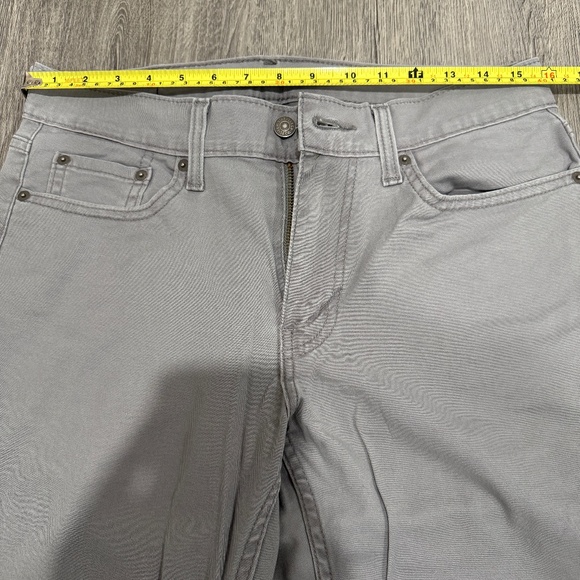 Levis Men's 514 Twill Light Gray Straight 30x29 - Picture 6 of 6